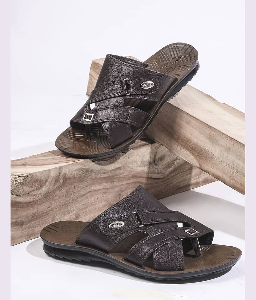 PUPINE - Brown Men's Sandals