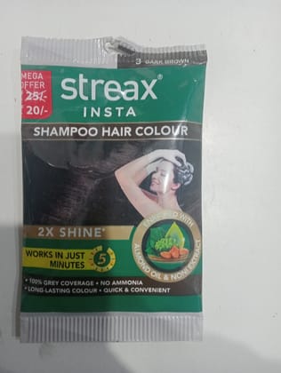 Streax Insta Shampoo hair colour 