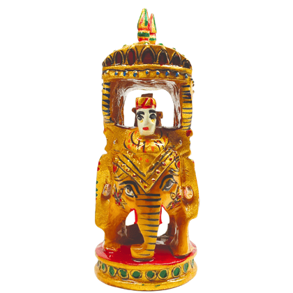 Handmade Wooden Ambari Elephant |Hand Carved 