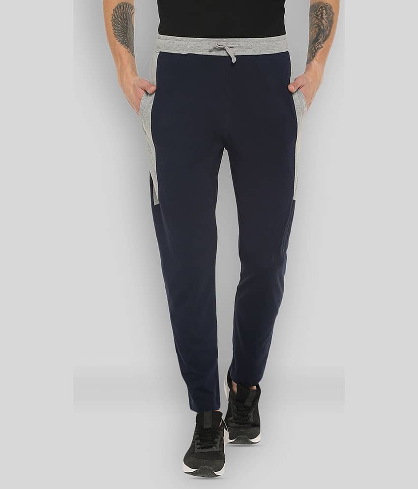 Dollar - Navy Blue 100% Cotton Men's Trackpants ( Pack of 1 )