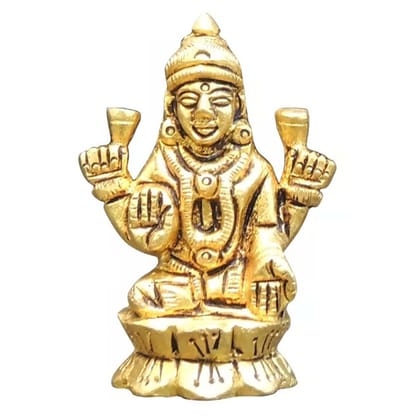 Brass Showpiece Laxmi Ji God Idol Statue (BSMAS1474 L)
