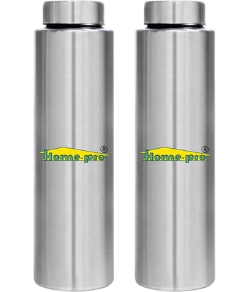 HomePro - Stainless Steel Bottle 100% leak proof Pack of 3 for Home | Gym | Fridge | School | Office | Trekking & Hiking Bottle