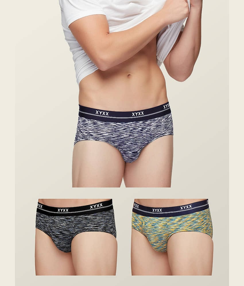 XYXX Pack of 3 Modal Briefs For Men's ( Multicolor )