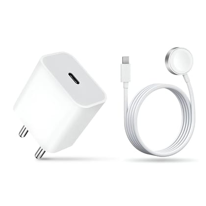 Muvit 20W Adapter with Type c iWatch Charging Cable