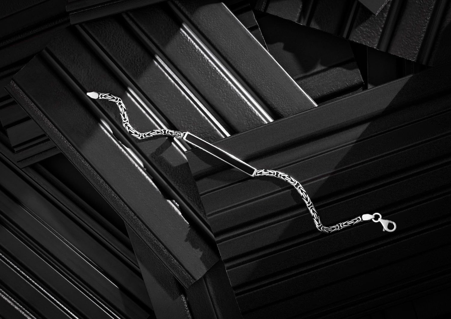 Black Curve Bracelet