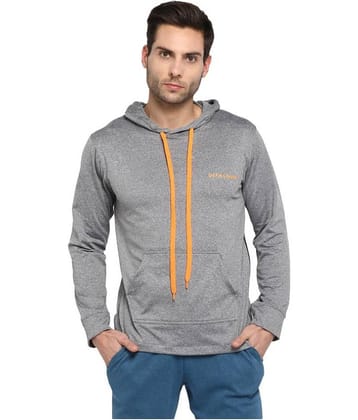 OFF LIMITS Grey Polyester Fleece Sweatshirt