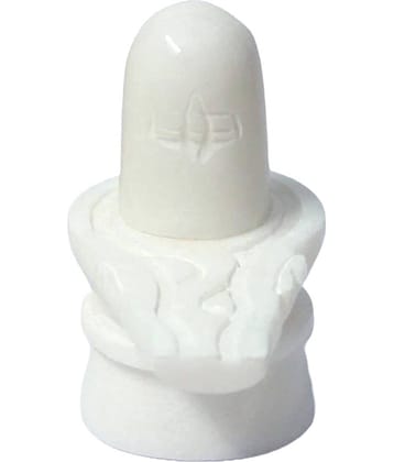 KRAFT CLOUDS - Marble Shivling Idol ( 6 cm )
