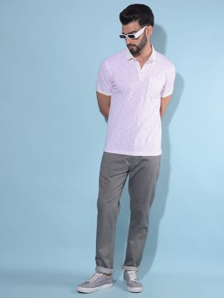Grey Stretchable Trousers-30 / Grey