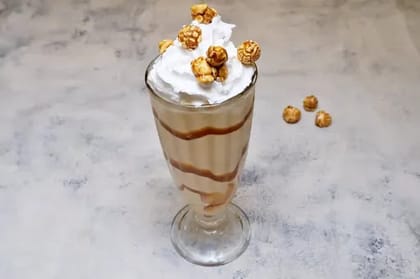 Salted Caramel Popcorn Shake