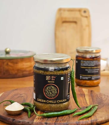 Green Chilli Chukh – Pahadi Spicy Himachali Condiment Green Chilli Chukh – Pahadi Spicy Himachali Condiment