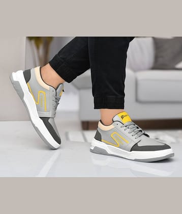 FOGGY Korean Style Grey Men's Sneakers