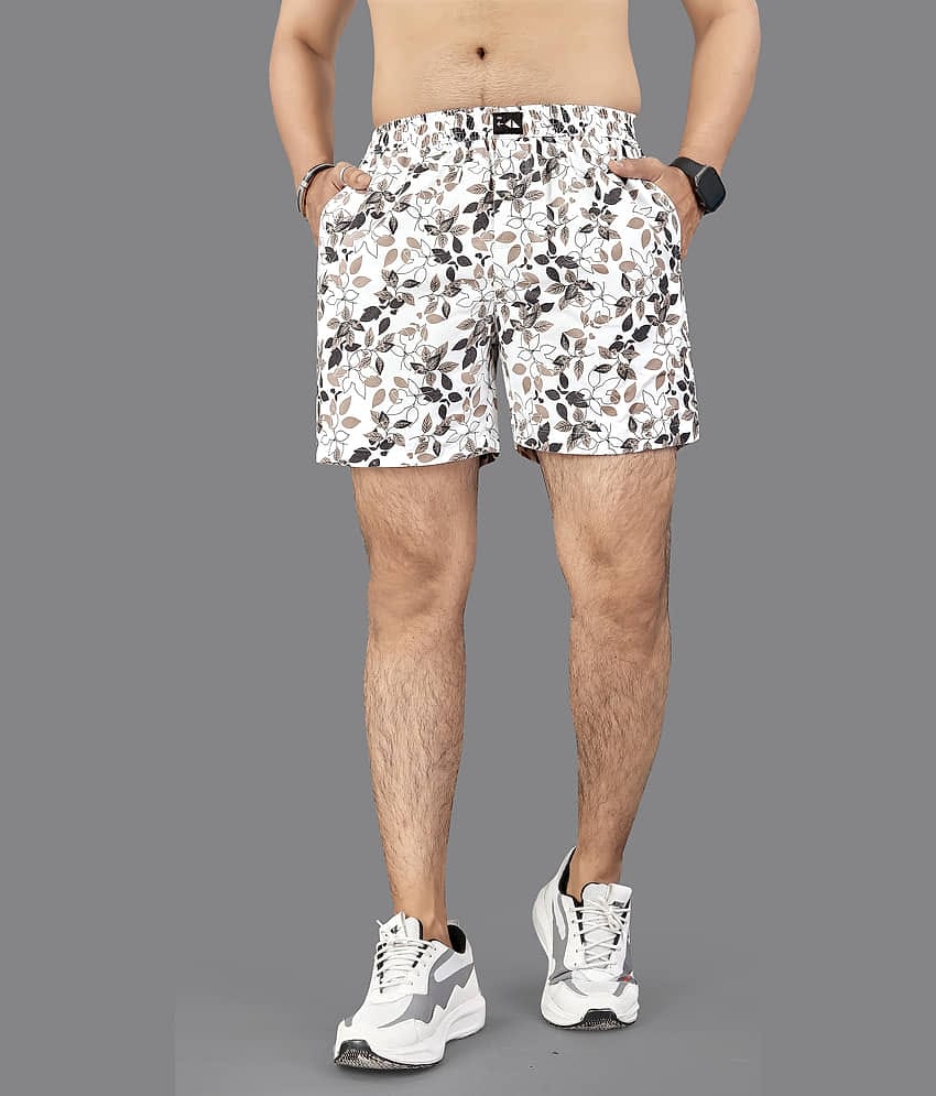 FTX Multicolor Cotton Blend Men's Shorts ( Pack of 1 )