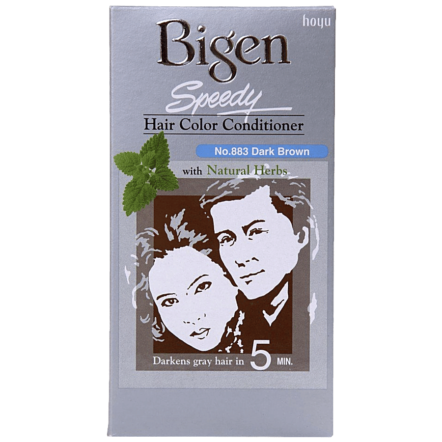 Bigen Speedy Hair Color Conditioner No.883 Dark Brown, Hoyu