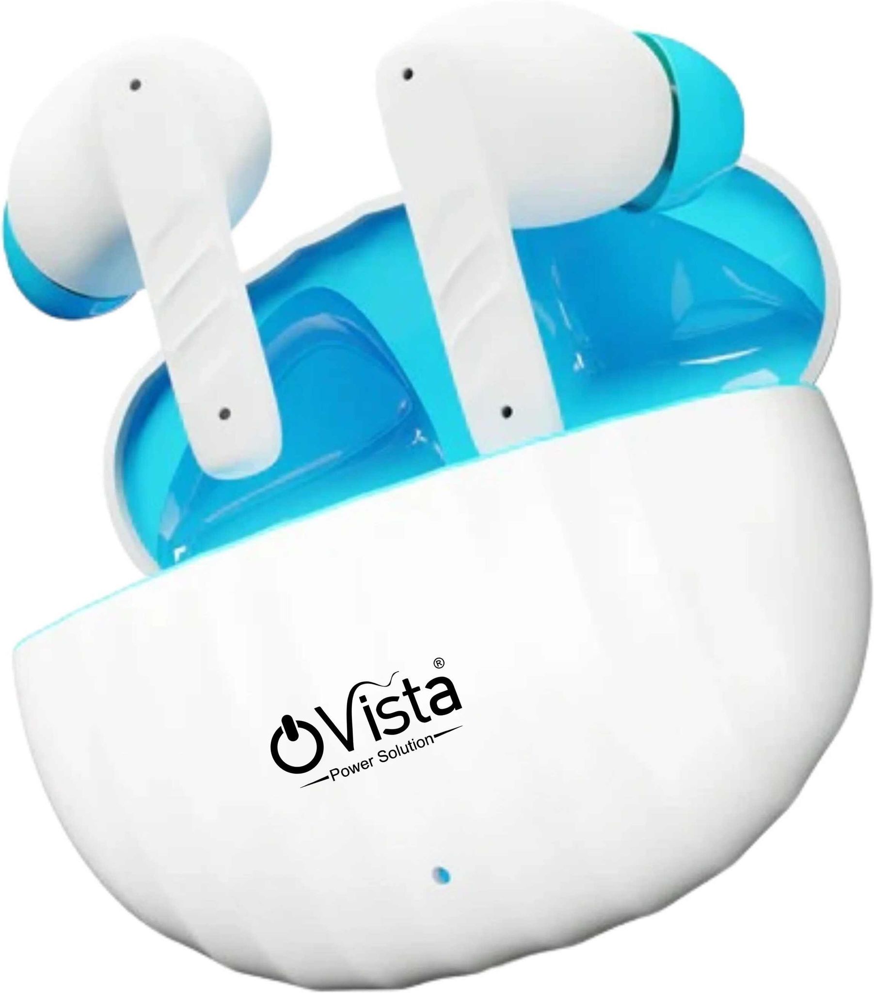 Ovista Spider 40 Hours Music Time Bluetooth  (White, True Wireless)