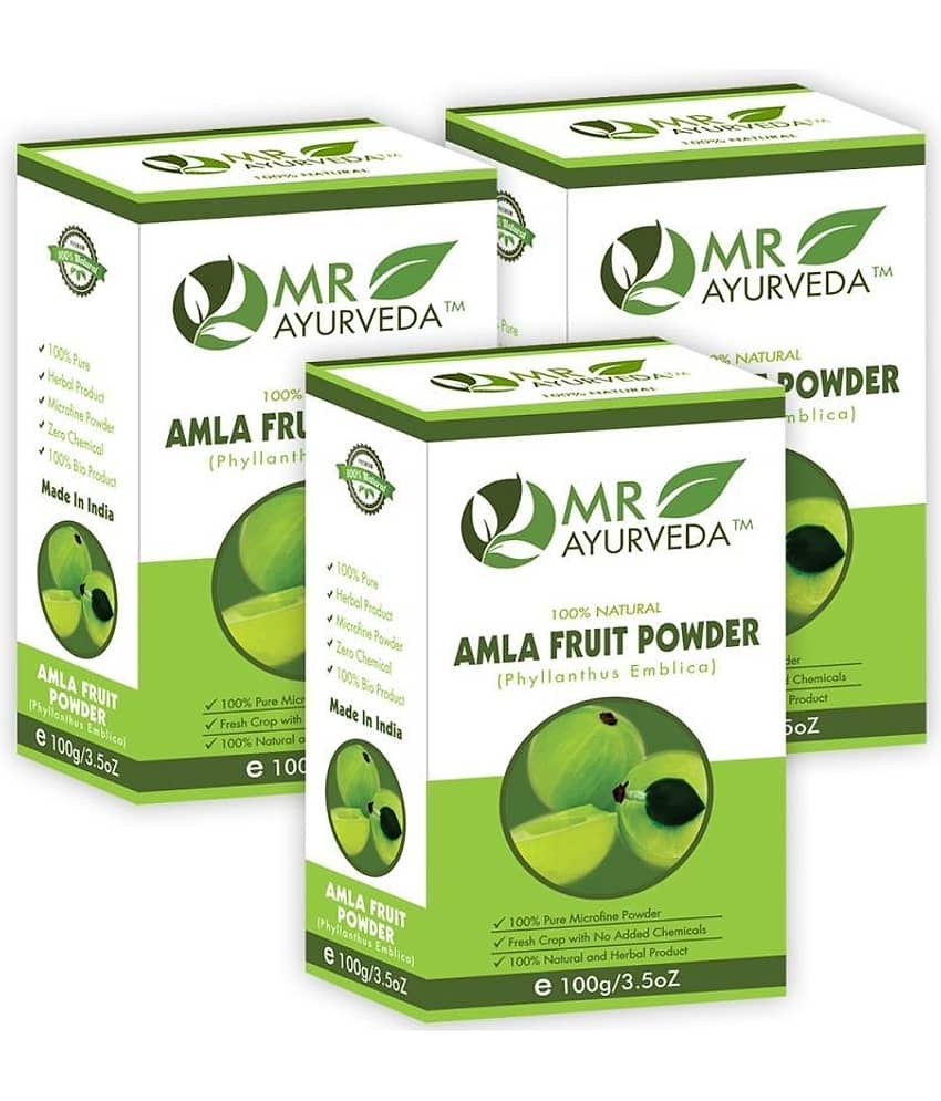 MR Ayurveda Amla Powder Hair & Skin Care Hair Scalp Treatment 300 g Pack of 3