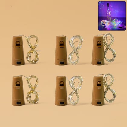 Cork-Shaped LED Bottle String Fairy Lights (1 Pc)