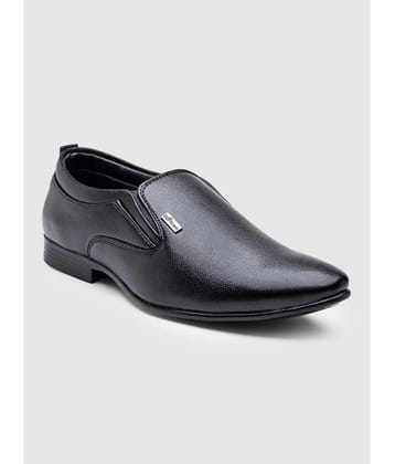 Action - Black Mens Slip On Formal Shoes - None