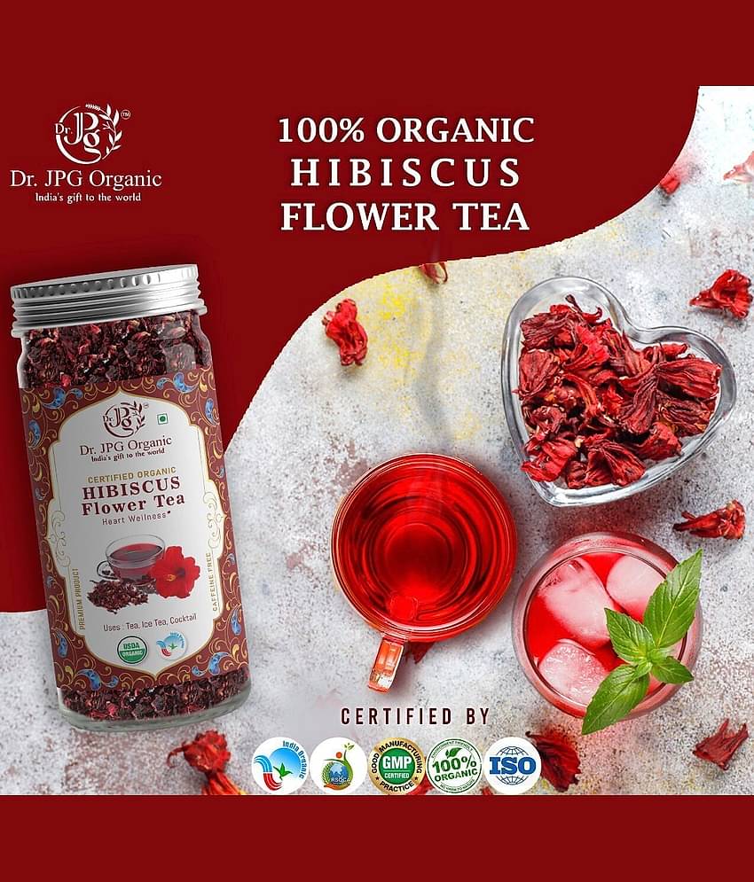 jgs HIBISCUS FLOWER TEA (PACK OF 2)
