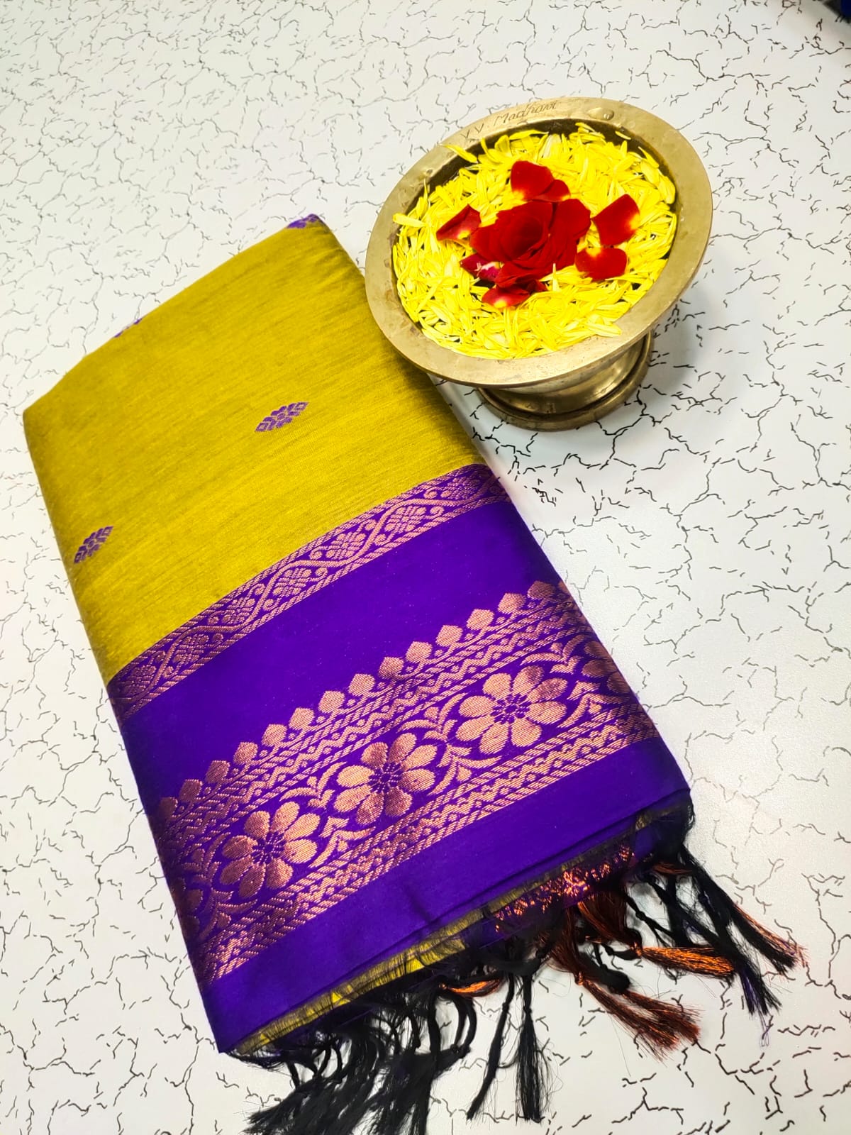 kalyani Pure cotton style saree