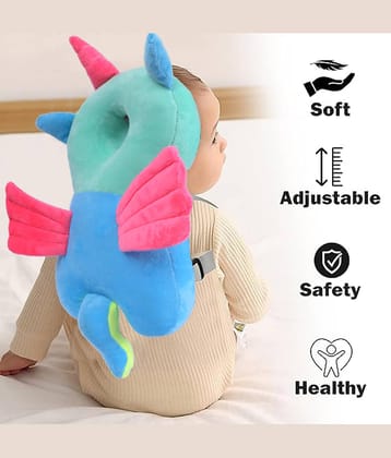 HUG PUPPY Protective Baby Head Cushion - Soft, Adjustable & Lightweight Safety Pillow to Prevent Bumps (Multicolor)