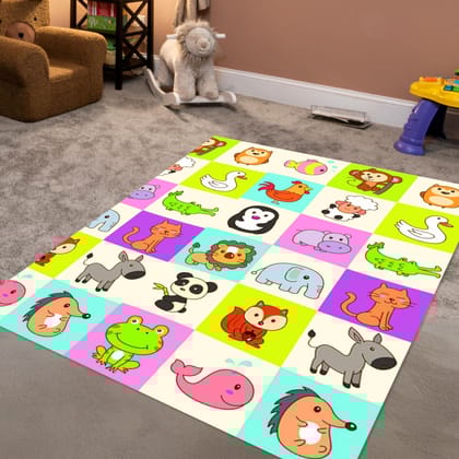 Reversible Animal Names Mat for Kid