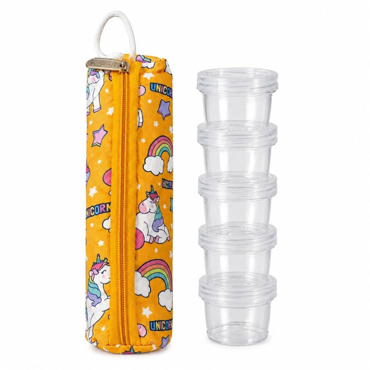 Wholesale Item - 5 PCS PORTABLE SPICE JAR SET - MOQ 13 Pieces