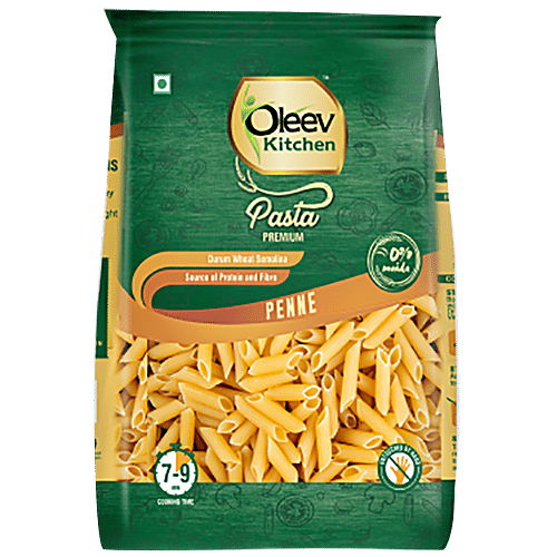 Oleev Kitchen Premium Penne Pasta - No Maida, Rich In Protein & Fibre, 400 g