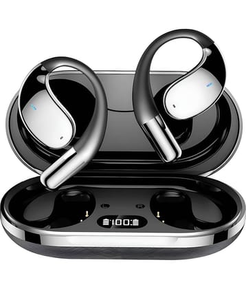 COREGENIX U30 OWS Ear Wireless Earbuds with Display | ENC Mic for Crystal-Clear Calls | 60hr Playtime with Type-C Fast Charging | BT5.4 Gaming Bluetooth Earphones | Touch Control Sports Headphone