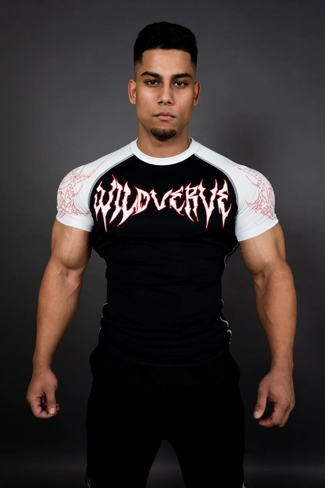 DUAL SURGE COMPRESSION TEE (BLACK)-S
