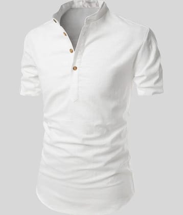 Vida Loca - Peach Cotton Slim Fit Men's Casual Shirt ( Pack of 1 )