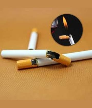 PAAVI White Iron Cigarette Lighter ( Pack of 1 )