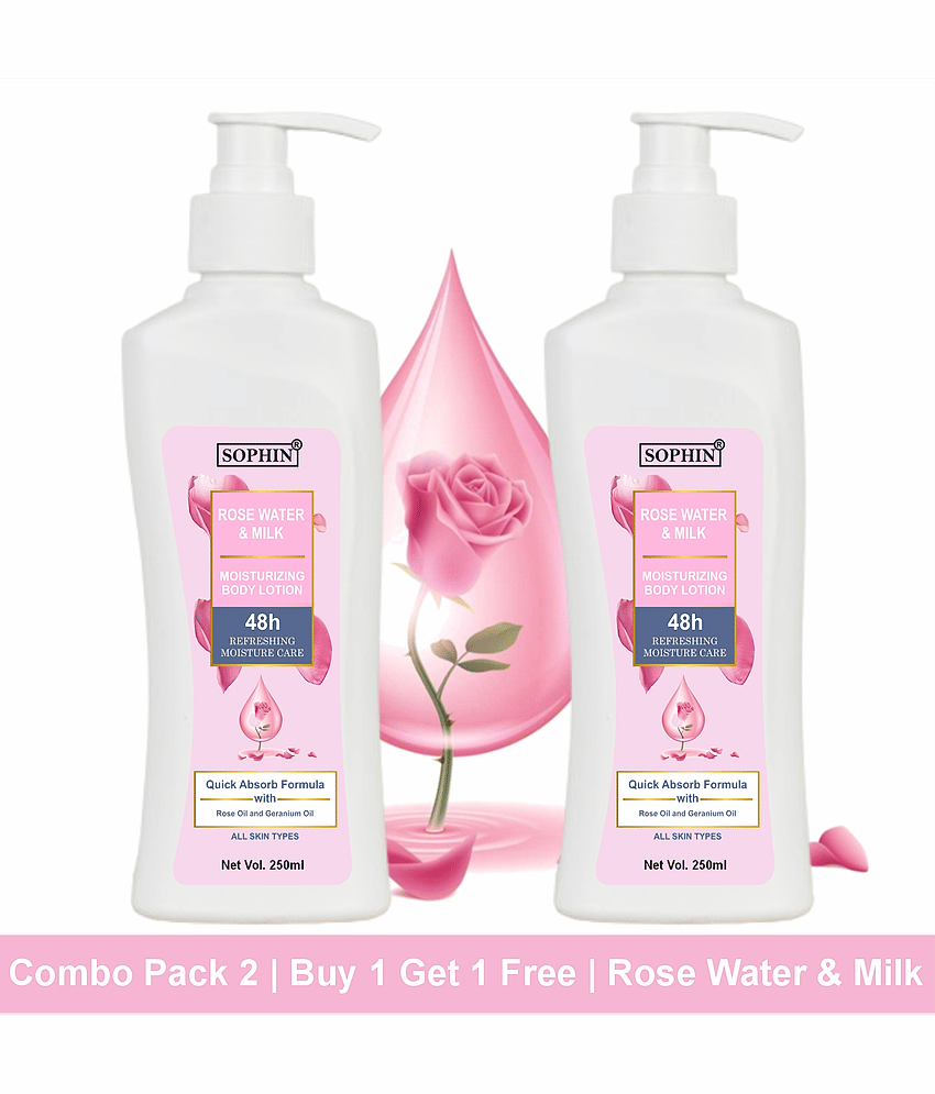 SOPHIN Glowing Skin Lotion For All Skin Type 250 ml ( Pack of 2 )