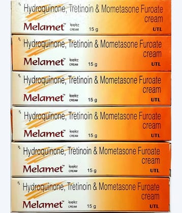MELAMET SKIN CREAM ( PACK OF 6) Night Cream 90 gm Pack of 6