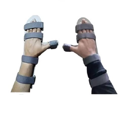 Helrdx Cock Up Splint Palm Support Elbow Support Hand Support For Wrist Hand Full Cockup Stroke & Paralysis Splint |30CM | Free Size (Combo (R+L))