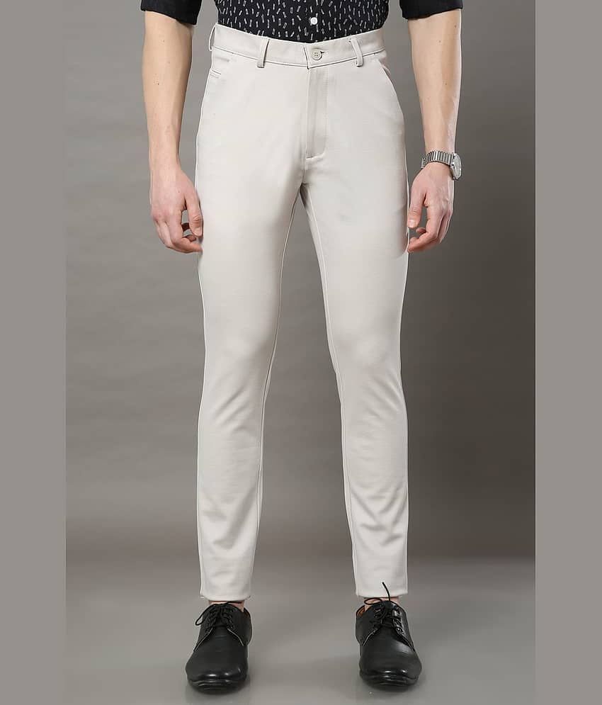 Cool Colors Light Grey Slim Chinos ( Pack of 1 )