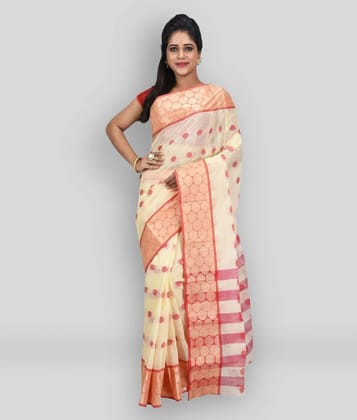 Desh Bidesh - Multicolor Cotton Blend Saree Without Blouse Piece ( Pack of 1 )