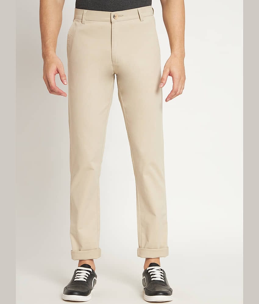 RAGZO Beige Slim Chinos ( Pack of 1 )