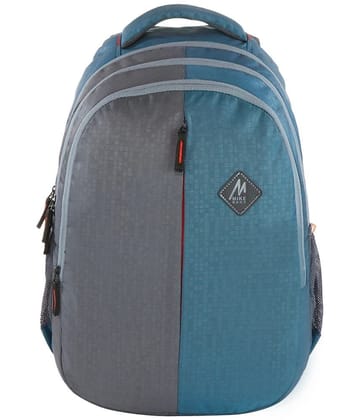 mikebags 30 Ltrs Grey Polyester College Bag - Grey