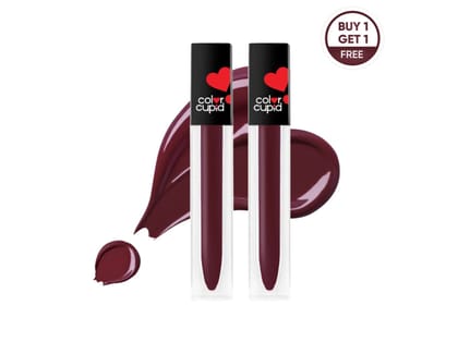 BUY 1 GET 1 - Color Cupid Forever Love Matte Liquid Lipstick - Passionate Plum - 4.1 g