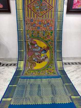 Kalahasti Kalamkari on Kanchi Style 12-Kanchi Style