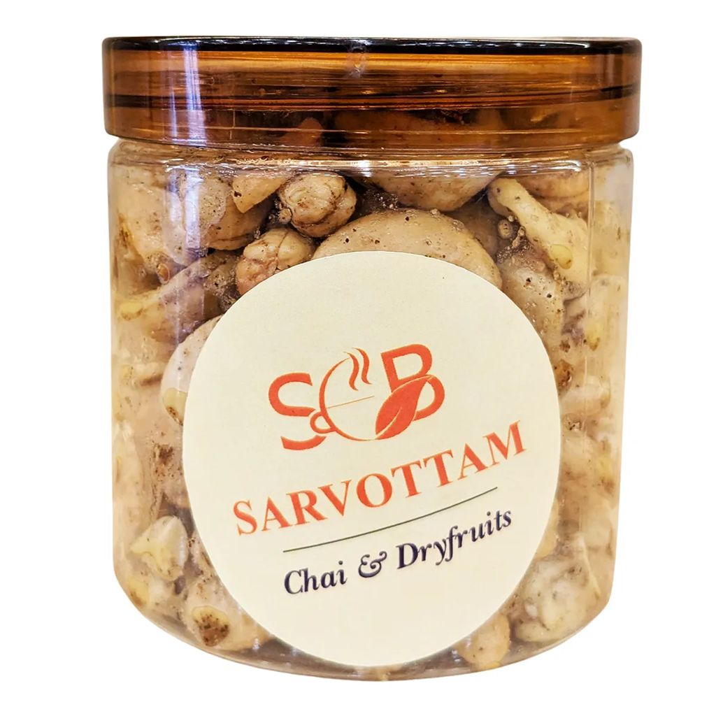 Sarvottam Premium Roasted Masala Kaju 250g Box | Spicy & Crunchy Cashew Snack | Protein-Rich Healthy Namkeen | Perfect Tea-Time & Party Treat