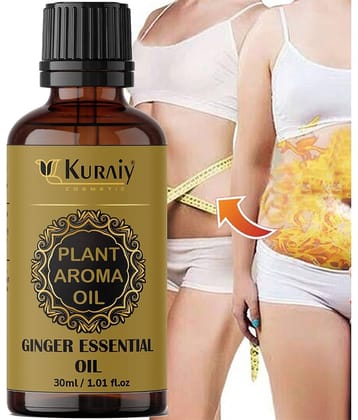 Kuraiy Ginger Oil, For Belly Fat Reduction For Weight Loss( 30 ml)
