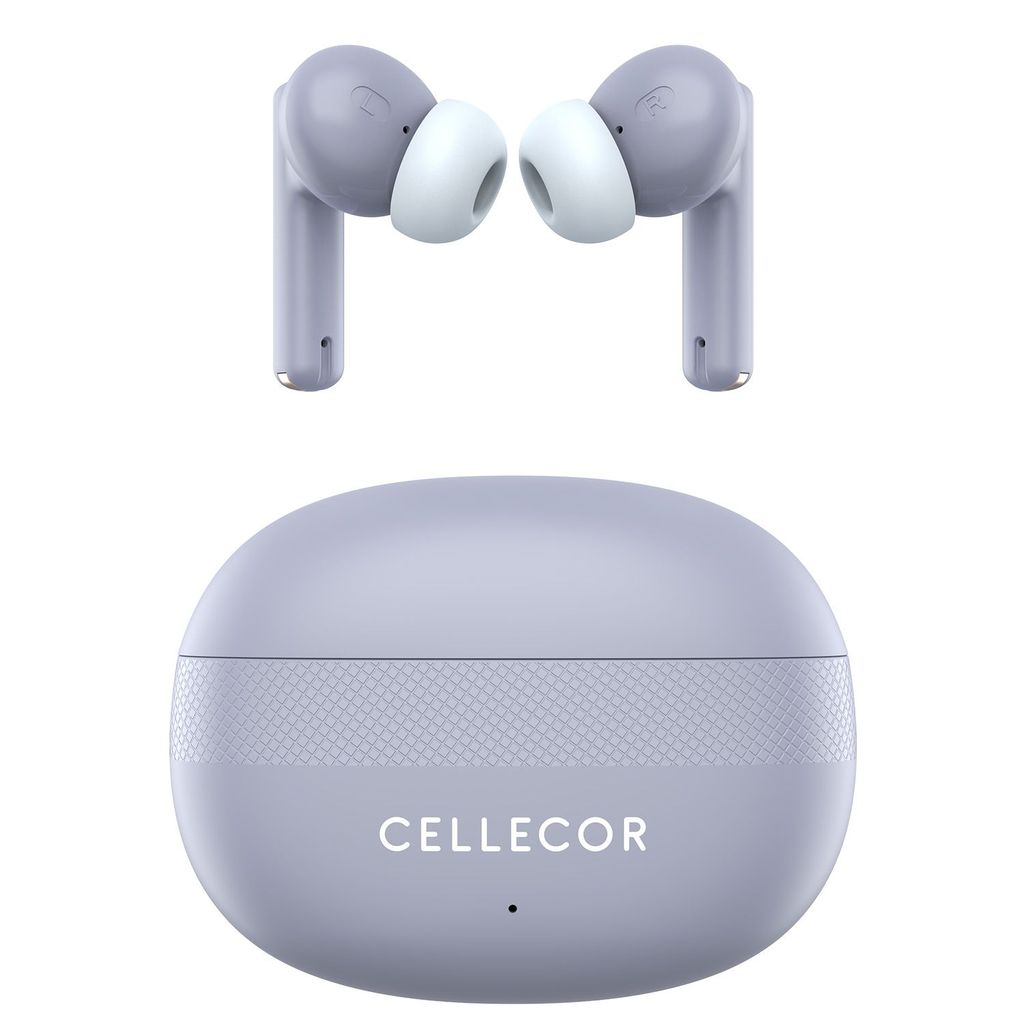 Cellecor BroPods C105 Tune TWS |45H Playtime, ENC, 5.3v, IPX5, 50ms Low Latency Gaming Bluetooth-Blue Grey