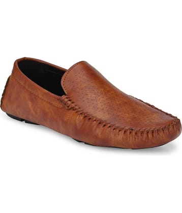 Leeport Tan Loafers