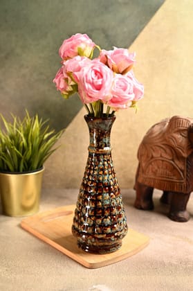 Mughal Painting Flower Pot