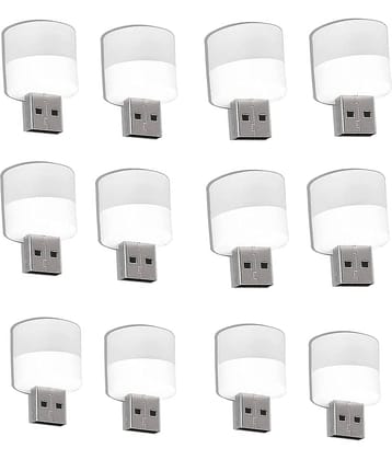 Lenon Plug in Mini USB LED Night Lamp - Pack of 12