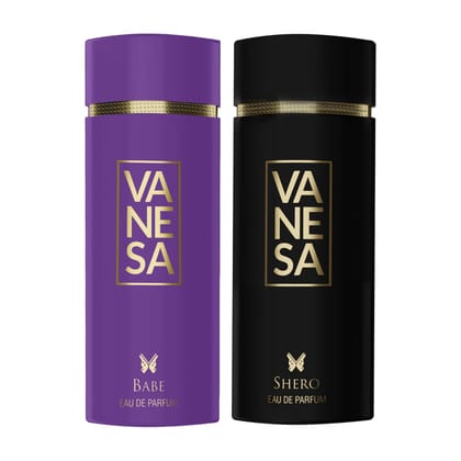 Vanesa Pack of 2 Perfume (Babe + Shero) - 60ml Each