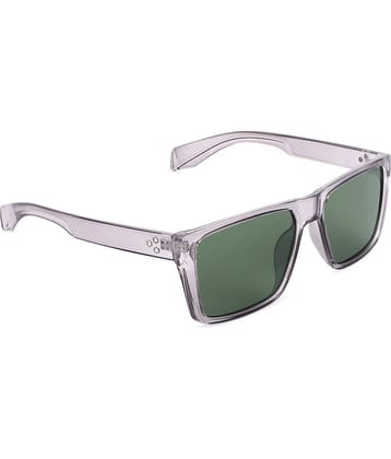 Hexxa Black Rectangular Sunglasses ( Pack of 1 )