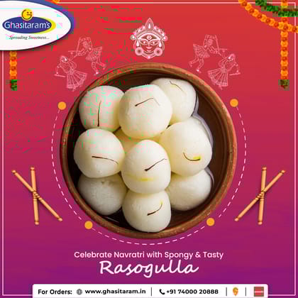 GHASITARAM'S RASOGULLA 500G