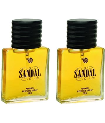 JETHARAM DAWARJI INTERNATIONAL - Sandal Eau De Parfum (EDP) For Unisex 30ml ( Pack of 2 )
